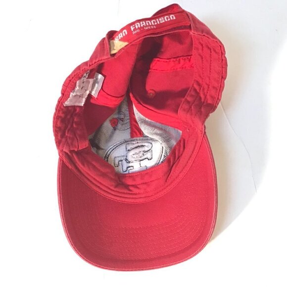 NFL San Francisco 49ers Pro Football Red Adjustable Hat Cap - Picture 4 of 6